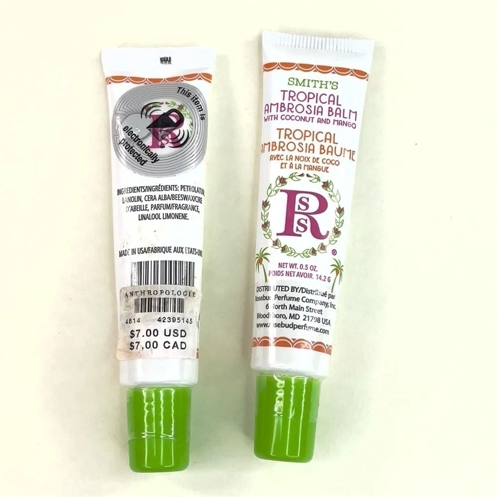 NWT Anthropologie Accessories Bundle: Set of 2 Hair clips & Smith’s Lip Balm